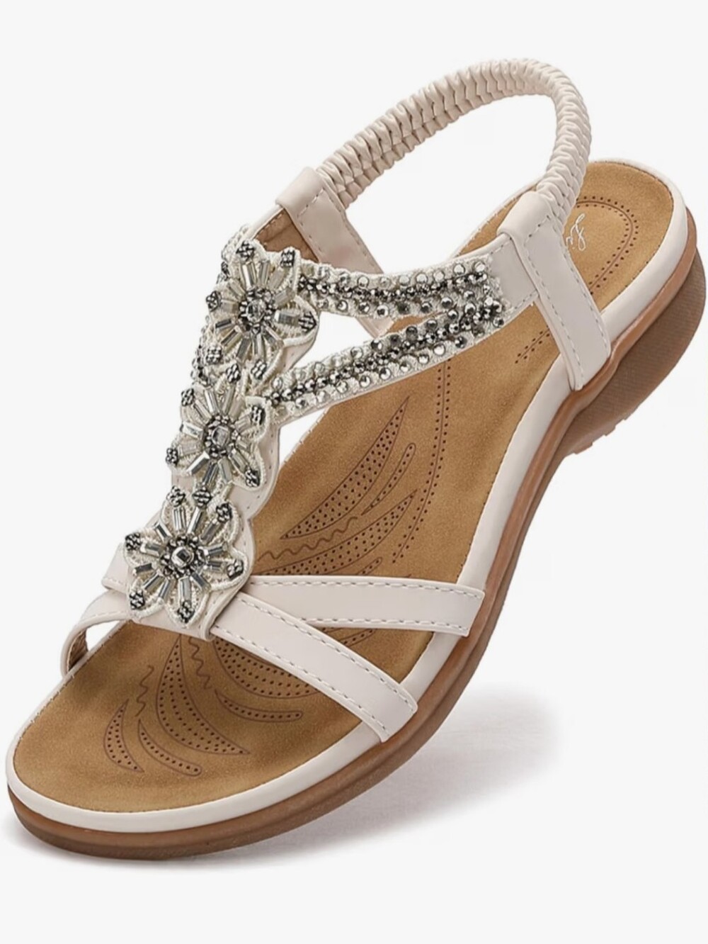 Littleplum Women's Flowers Arch Support Sandals